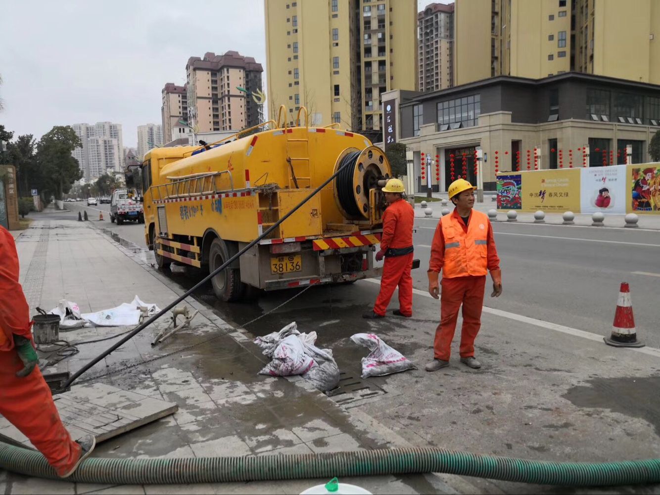 鄞州排污管道清淤-管道清洗